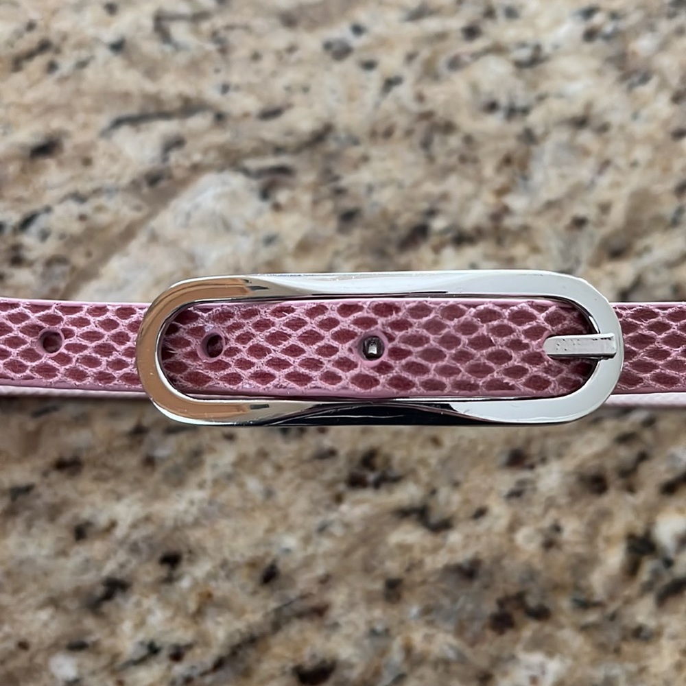 WHBM pink skinny belt - Picture 5 of 5